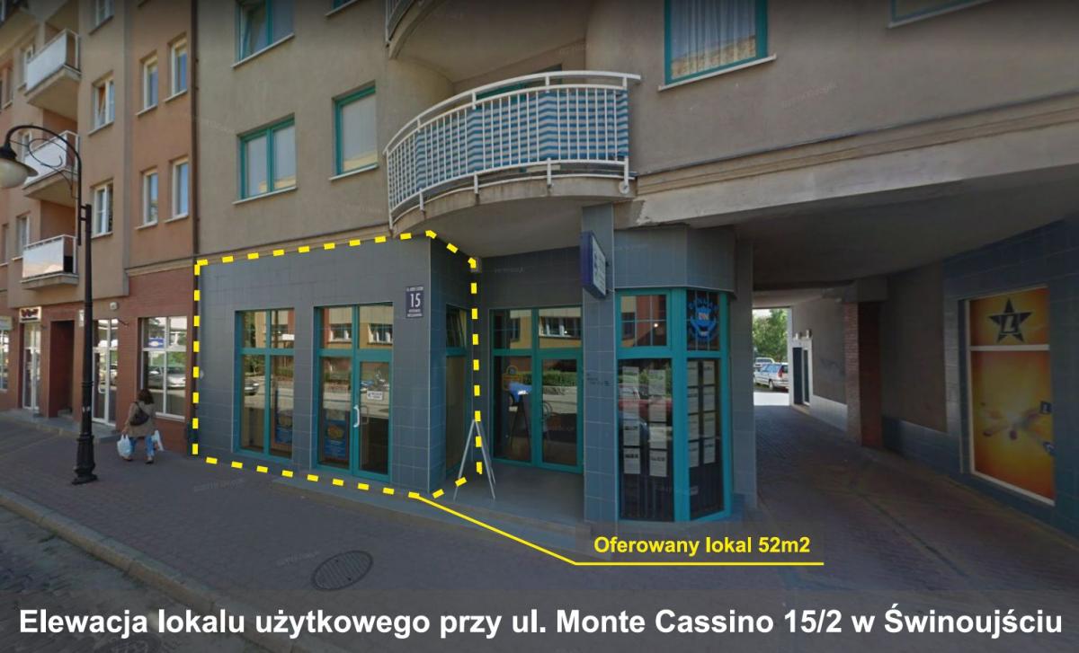 zdjęcie z zewnątrz lokalu monte cassino 15/2