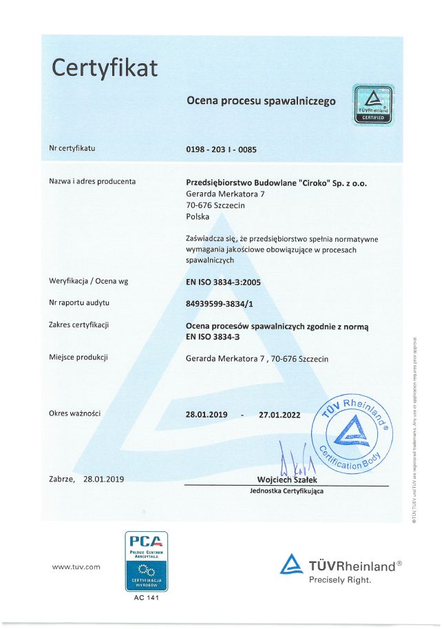 certyfikat en iso 3834-3 certyfikat en iso 3834-3