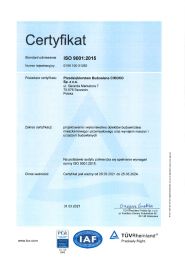 certyfikat ISO certyfikat ISO